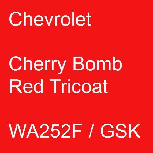 Chevrolet, Cherry Bomb Red Tricoat, WA252F / GSK.